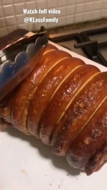 AMAZINGLY DELICIOUS HOMEMADE OVEN PORK CRISPY BELLY! смотреть онлайн