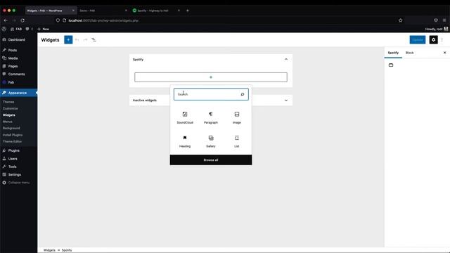 How to embed Spotify to Modal with WordPress Floating Awesome Button смотреть онлайн