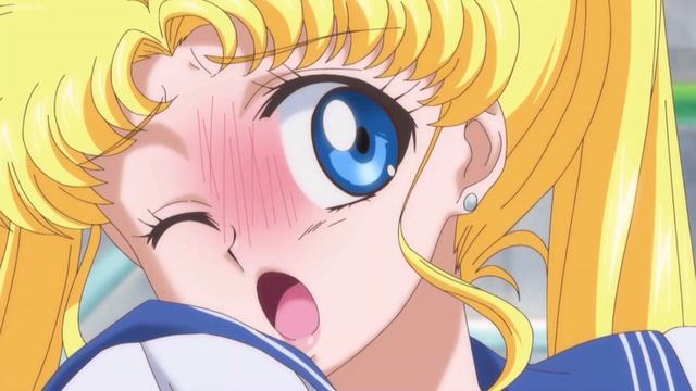 Sailor Moon Crystal Act. 1 Usagi Meeting Luna Scene English VIZ Dub