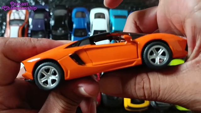 ASMR Model Cars Lamborghini Aventador Roadster, MSZ Scale Racing, Super Realistic Diecast Model смотреть онлайн