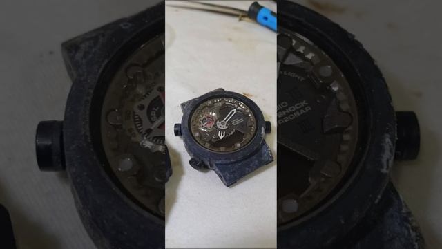 Casio G-Shock Ga300 Battery Replacement With Cleaning.