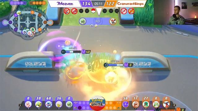 Турнир СНГ по Pokemon Unite (основной этап) | 7Heaven Vs Cramoramnt simps (игра 2) смотреть онлайн