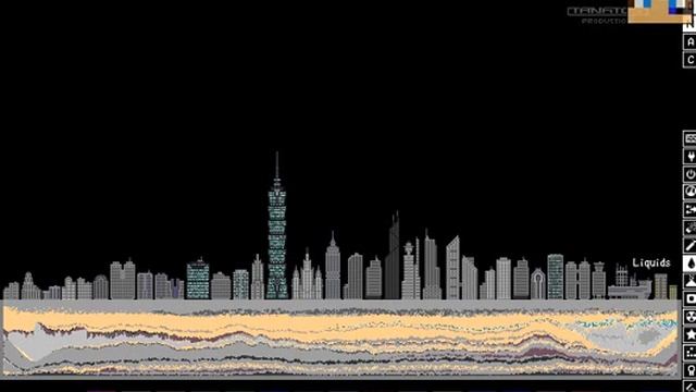 The Powder Toy туториал-бомбы. Взрывы смотреть онлайн