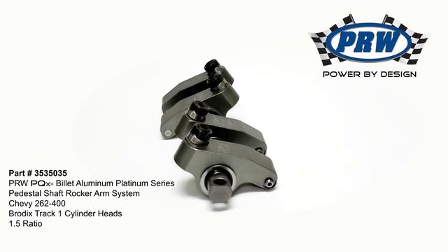 PRW PQx Series Aluminum Shaft Rocker Arm System: 3535035 Small Block Chevy w/ Brodix Track 1 Heads смотреть онлайн