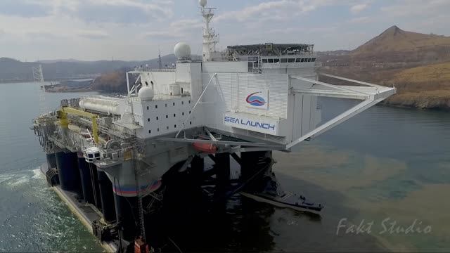 Плавучий космодром ODYSSEY в СЛАВЯНКЕ