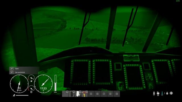 This is NOT Arma! Flying RFFS Heliz Chinook Across Livonia Low Level At Night, Using Night Vision! смотреть онлайн