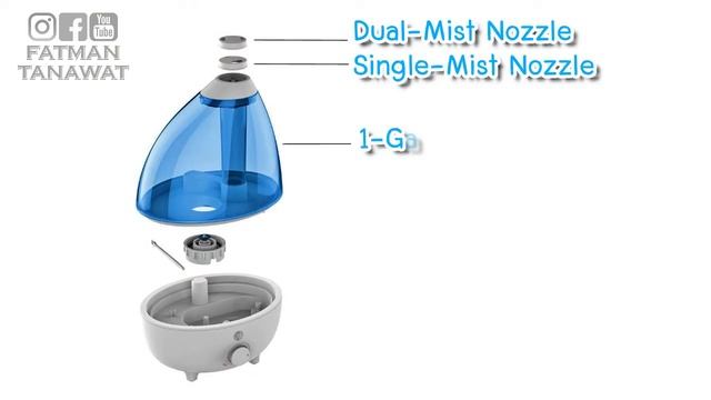 💦 MistAire XL Cool Mist Humidifier Pure Enrichment | Air moisture eases skin, breathing symptoms смотреть онлайн