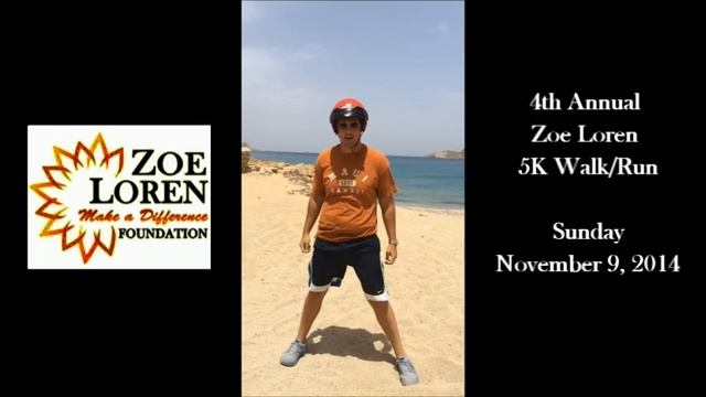 Training For The 4th Annual Zoe Loren 5K Walk/Run