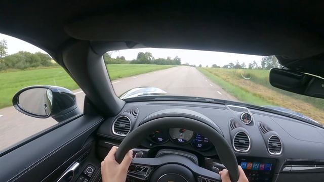 2024 Porsche Boxster GTS 4.0 POV, 0-100, ASMR, SOUND смотреть онлайн