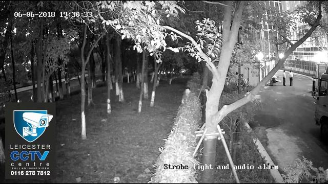 Hikvision acusense camera strobe light audio alarm performance with ir image Leicester cctv centr смотреть онлайн