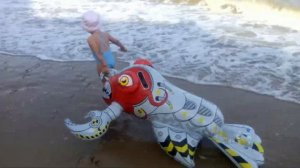 *Выгуливаем КРАБА на море**To walk CRAB SEA