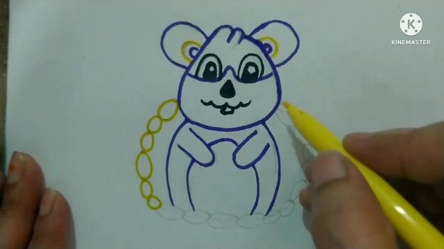 drawing cartoon, how to draw a cartoon mole, drawing with pencil смотреть онлайн