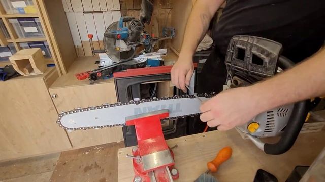 How to sharpen titan chainsaw. смотреть онлайн