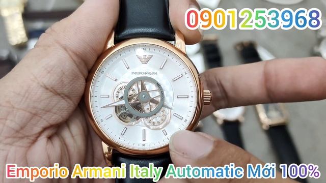 [23.10.23] 0901253968 - Emporio Armani Meccanico Italy Automatic Mới 100% size43 & size34x50 38x50 смотреть онлайн