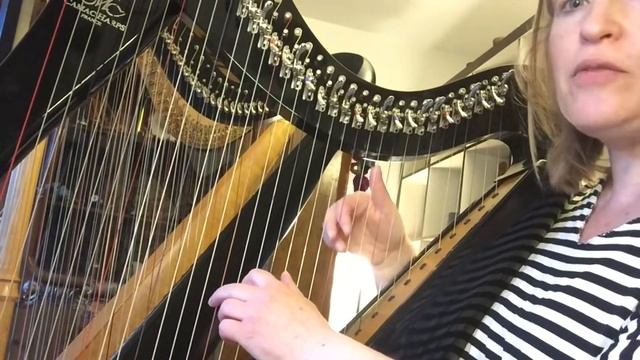 Fingersätze zu Alla Hornpipe aus Classics for Small Harp by Kristine Warmhold смотреть онлайн