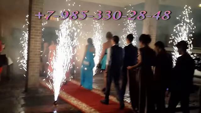 AS035. Фонтаны на свадьбу. Салюты и фейерверки смотреть онлайн