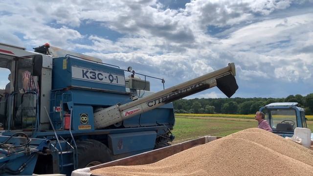 🇺🇦Жнивуємо Українською технікою🌾🦾🇺🇦КЗС-9•1«Славутич»