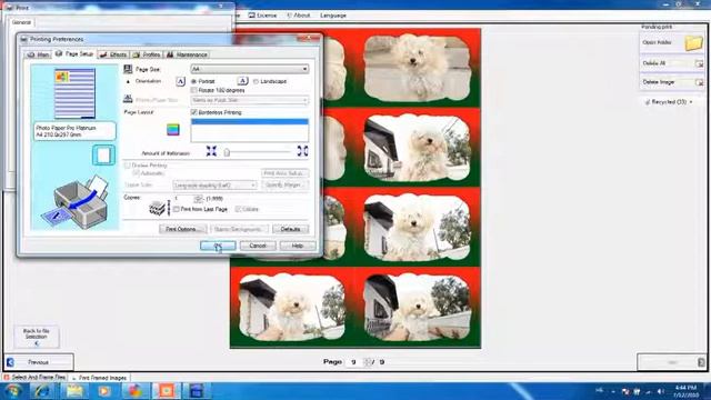 Creating frames and printer settings CANON.wmv смотреть онлайн