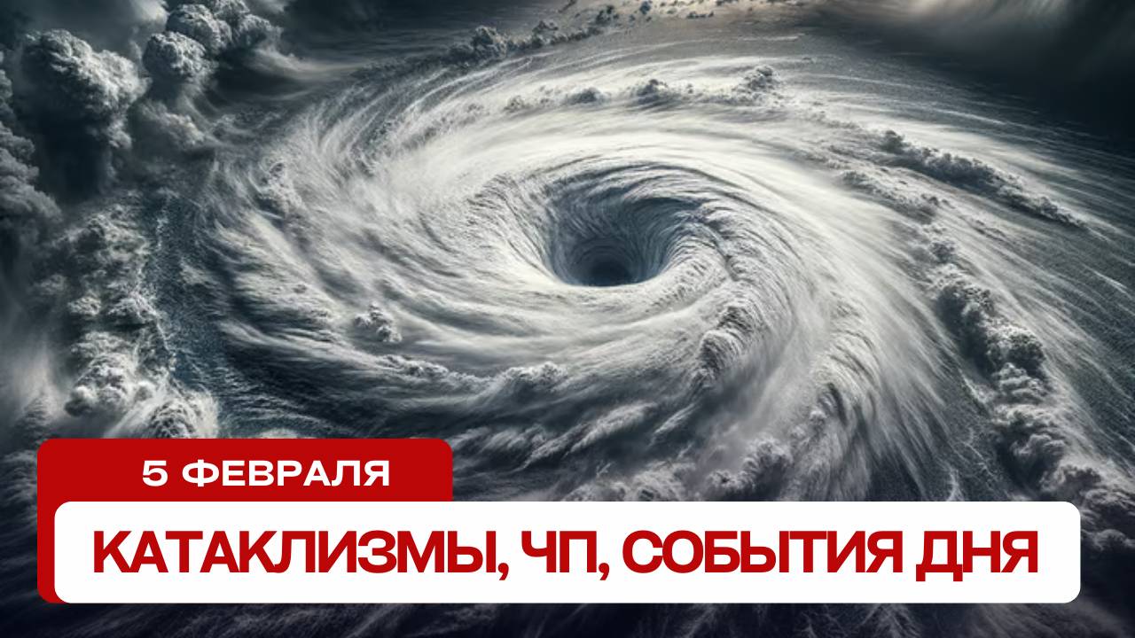 Катаклизмы сегодня 05.02.2025. Новости сегодня, ЧП, катаклизмы за день, события дня смотреть онлайн
