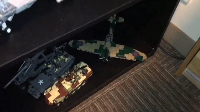 My current collection of Brickmania, Brick Veteran, and Plane Bricks Lego planes and tanks and stuf смотреть онлайн
