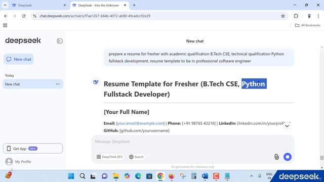 34 -Crafting the Perfect Resume with DeepSeek AI-Enhanced Tips смотреть онлайн