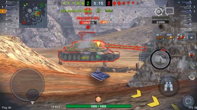 WoT Blitz - Grille 15 Mastery GamePlay 5800 Dmg 4 Kill смотреть онлайн