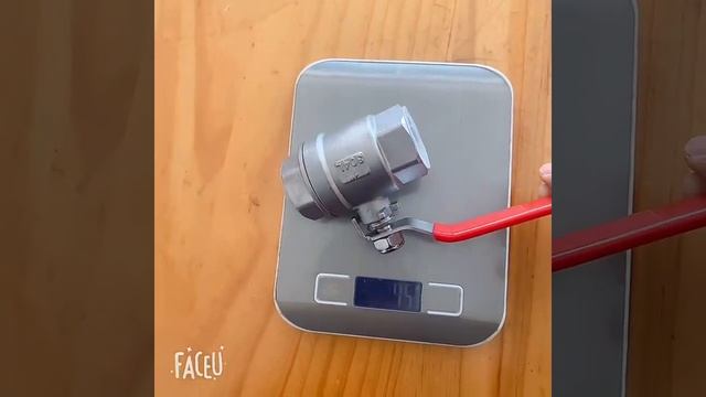 KSPM SS BALL VALVE 304  1 INCH WEIGHT FULL BORE