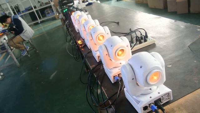 10W LED "blunty" gobos spot mini moving head disco light teardown смотреть онлайн