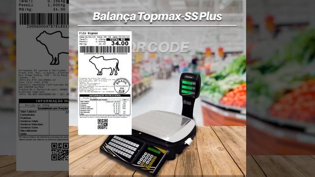 Balança Topmax-SS Plus - Tipos De Etiquetas