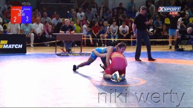 Freestyle fight women Weight category 63 kg смотреть онлайн
