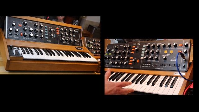 Behringer Poly D Vs Minimoog: The Definitive Comparison, Review And Demo