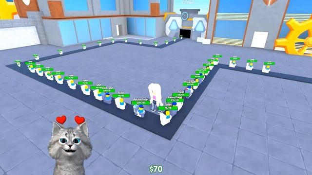 РУЛЕТКА РЕШАЕТ ЗА МЕНЯ 🙀 в Toilet Tower Defense Roblox смотреть онлайн
