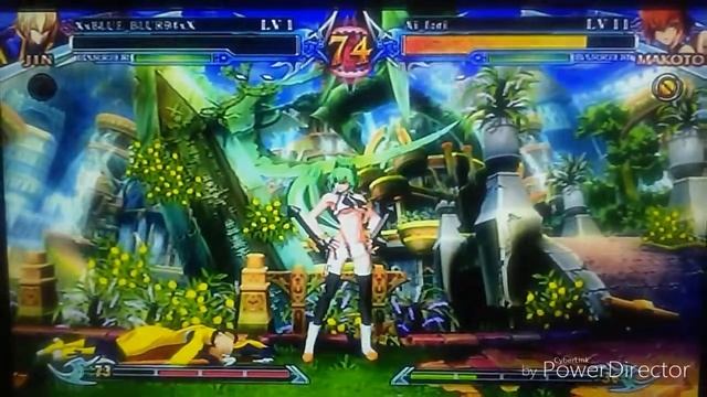 Blazblue Chrono Phantasma: Makoto Nanaya vs Jin Kisaragi смотреть онлайн