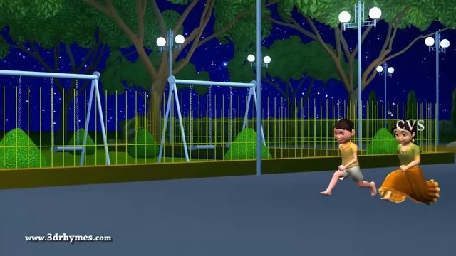 Boys And Girls Come out to Play - 3D Animation English Nursery rhyme for children смотреть онлайн