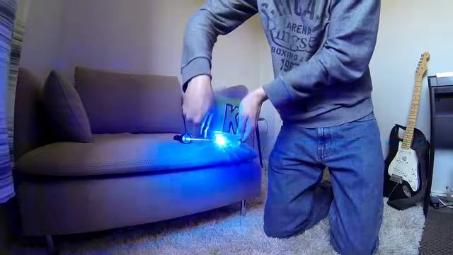 Powerful blue laser 4500mW ( This laser is harmful and dangerous to people/ vehicles) смотреть онлайн