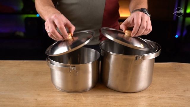 Набор посуды Kovea Deluxe Stainless Cookware XL смотреть онлайн