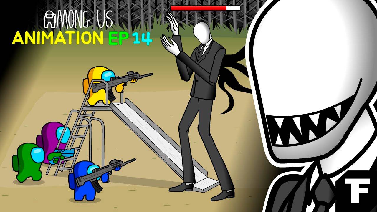 Анимация «Амонг Ас против Слендермен» 14 серия / AMONG US АНИМАЦИЯ ЭП14