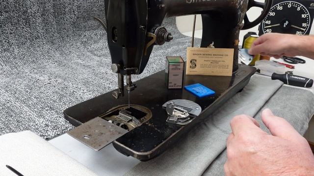 SINGER Industrial Sewing Machine 31-15 Dated 1916 New Larger Feed Dogs And Presser Foot.