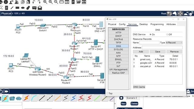 DNS, HTTP, EMAIL, FTP | Cisco Packet Tracer Tutorial #6 смотреть онлайн