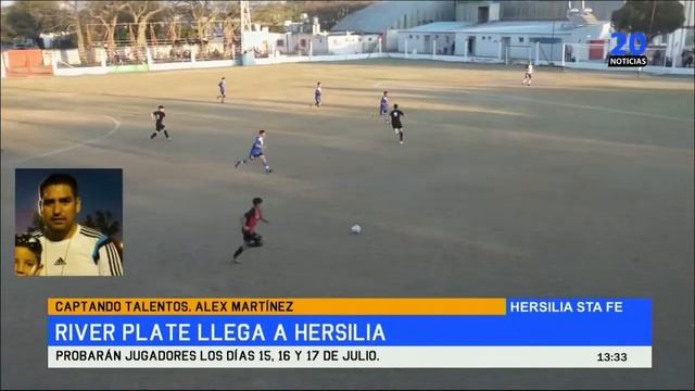 Captando Talentos Alex Martínez River Plate llega a Hersilia Probarán jugadores los días 15, 1 смотреть онлайн