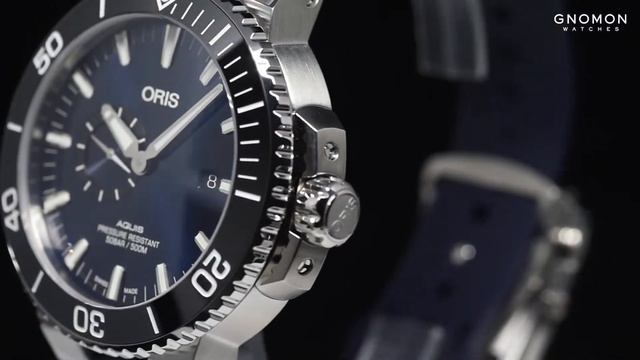 Oris Aquis Small Second, Date - Blue Rubber - Ref. 01 743 7733 4135-07 4 24 65EB