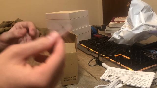 10$ Wish LED Digital Wall Clock?? Unboxing And Review