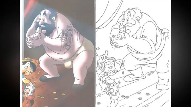 Раскраска для детей очень развивает фантазию и образное мышление. смотреть онлайн