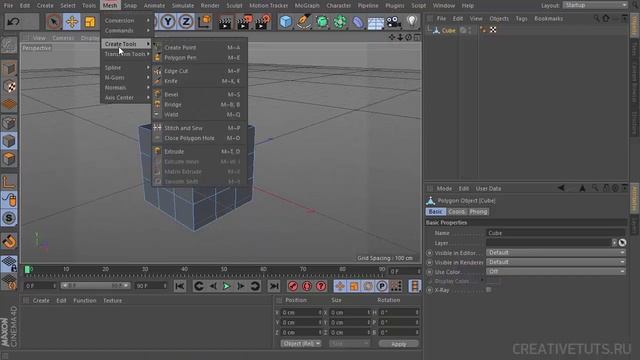 27 01 Группа Create Tools Create Point, Polygon Pen, Edge Cut, Knife смотреть онлайн