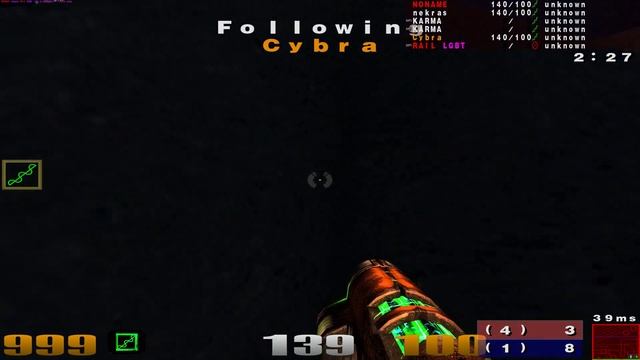 4k Ultra HD, HDR on, Quake 3 Arena, TDM freeze INSTAGIB. q3dm17. Fast games. смотреть онлайн