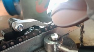 Зубр СЦ 300 заточной станок. Заточка цепей.