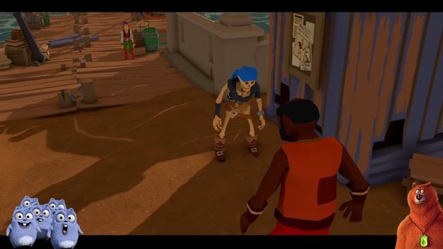 The grizzly & The Lemmings | Become This Funny Skeleton Ni Sticks and Bones | Funny Gameplay 😂🤣 смотреть онлайн
