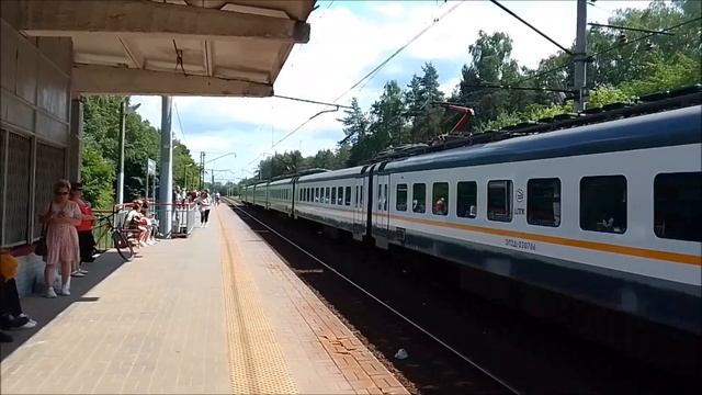 ЭП2Д-0207 сообщением "Виноградово-Москва(Казанский вокзал), Платформа Белоозёрская. смотреть онлайн