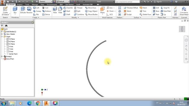 19 - Create Point Axis Plane Geometric Projection Sweep Function смотреть онлайн