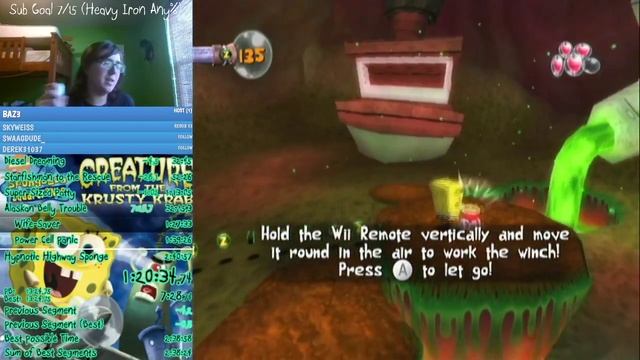 SpongeBob SquarePants: Creature from the Krusty Krab: Any% in 2:40:40 смотреть онлайн
